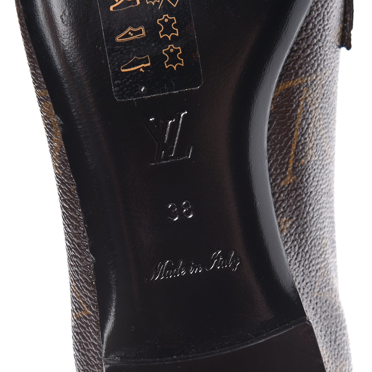 Louis Vuitton Monogram Upper Case Flat Loafer 38 8 of 9