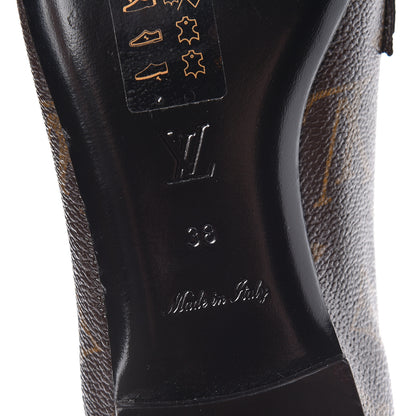 Louis Vuitton Monogram Upper Case Flat Loafer 38 8 of 9