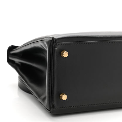 Hermes Box Kelly Retourne 28 Black 8 of 10