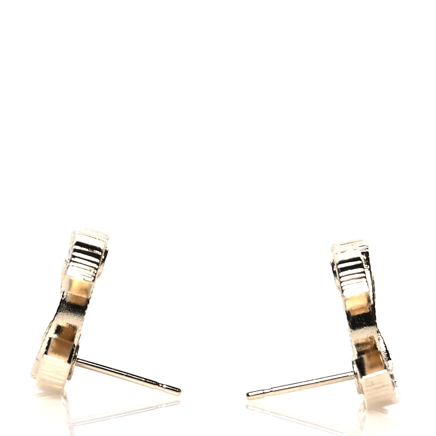 Pearl CC Earrings Gold