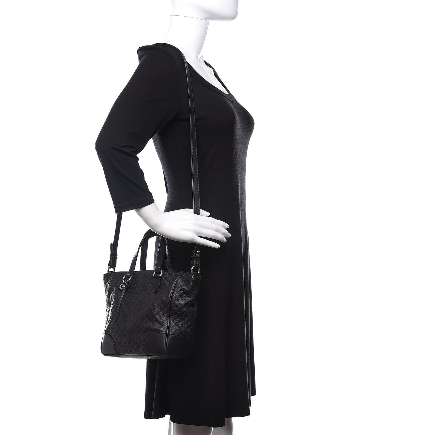 Microguccissima Small Bree Tote Black