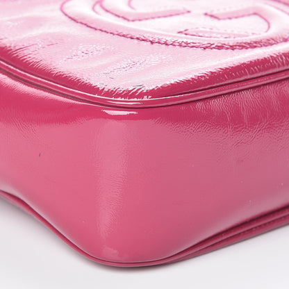 Gucci Soft Patent Small Soho Disco Bag Bright Bougainvillea 8 of 9