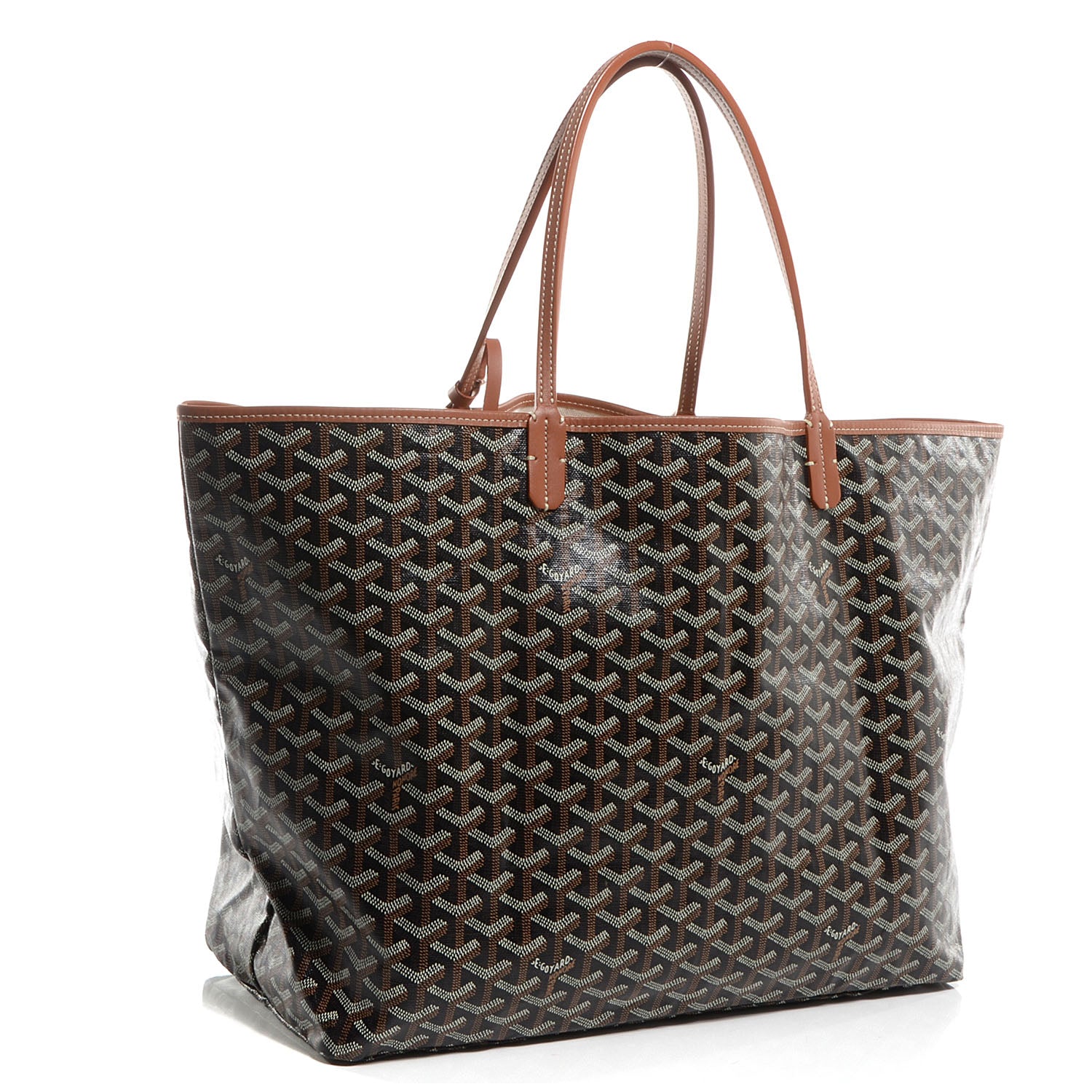 Goyard Goyardine Saint Louis GM Black Gold 3 of 10