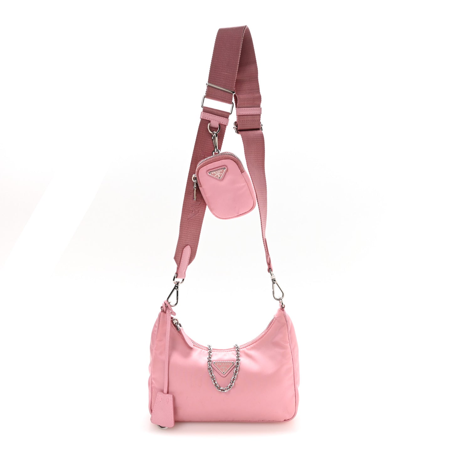 Nylon Re-Edition 2005 Shoulder Bag Alabastro