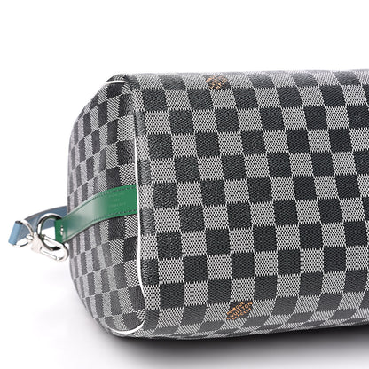 Louis Vuitton Damier Speedy Bandouliere 30 Black White 8 of 11