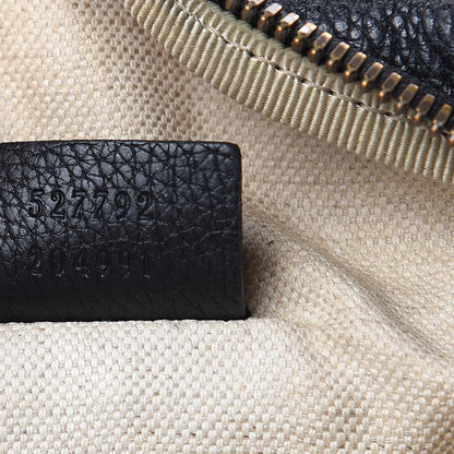 Gucci Grained Calfskin Small Logo Belt Bag Black 7 of 12