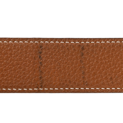 Hermes Swift Togo 32mm H Belt 90 Black Gold 6 of 6