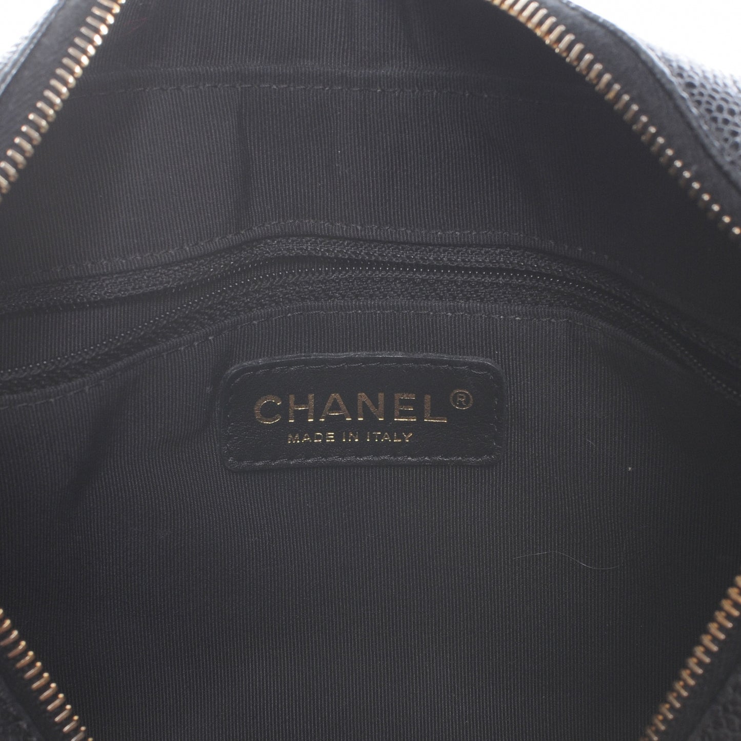 Caviar Quilted Hobo Bag Black