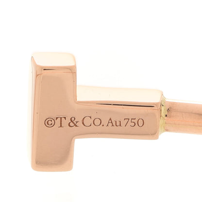 Tiffany 18K Rose Gold Narrow T Wire Bracelet 4 of 6