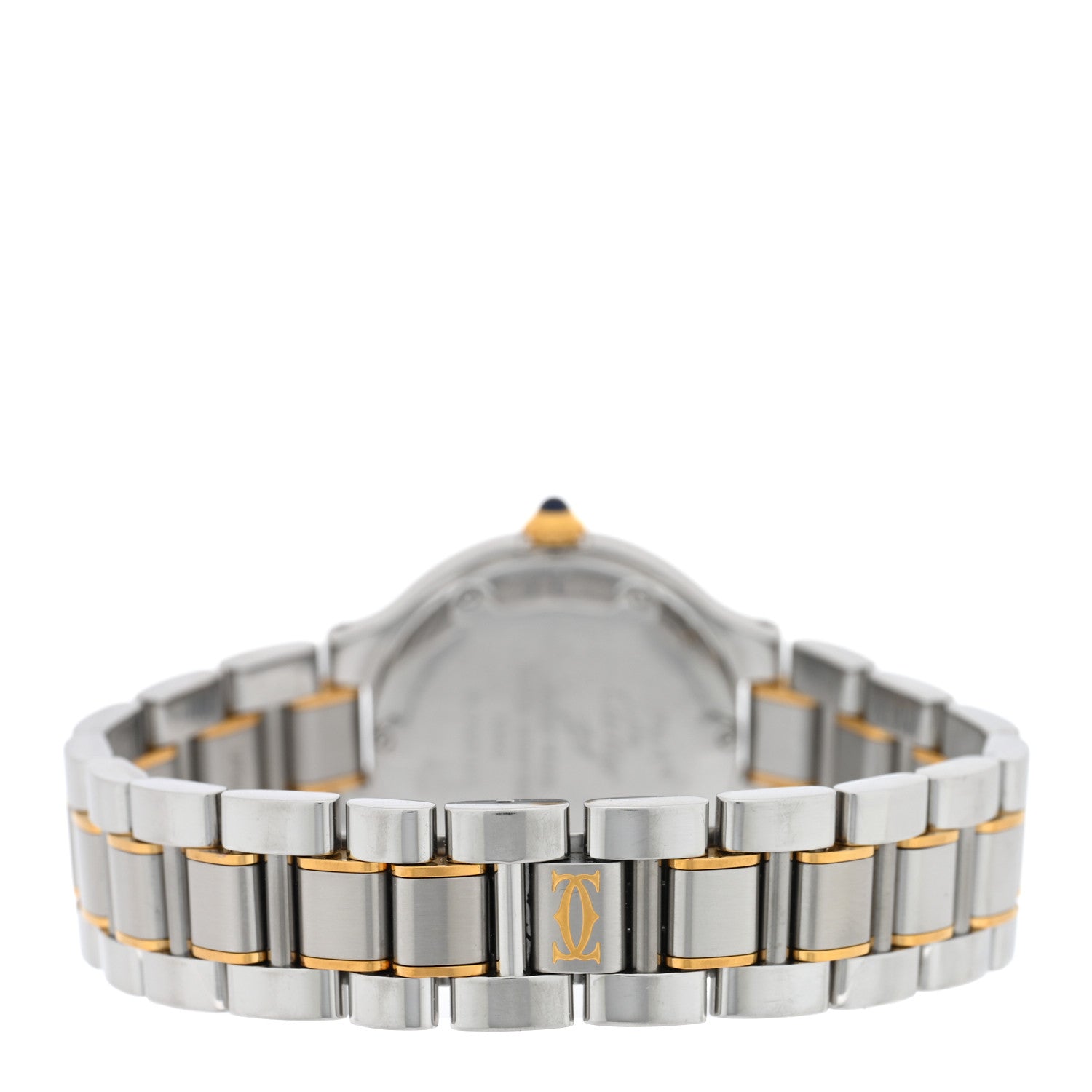 Cartier Stainless Steel 18K Yellow Gold 28mm Must de 21 Quartz Watch 3 of 5
