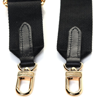 Louis Vuitton Nylon Petite Malle Souple Shoulder Strap Black 4 of 5