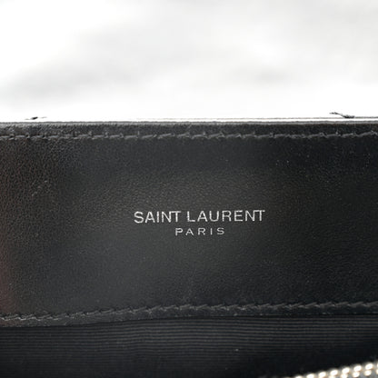 Saint Laurent Calfskin Y Quilted Monogram Medium Loulou Chain Satchel Black 6 of 11