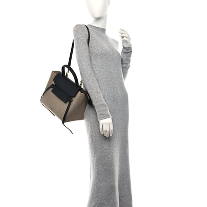 Celine Felt Smooth Calfskin Mini Belt Bag Beige 2 of 9