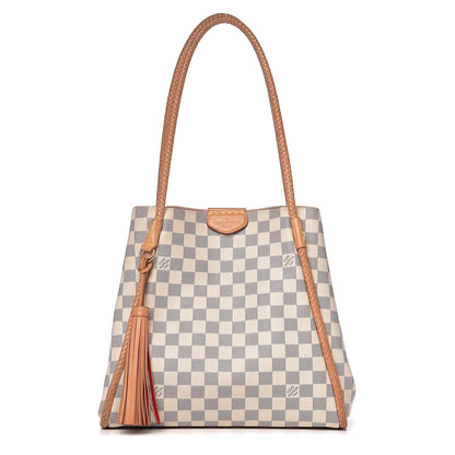 Louis Vuitton Damier Azur Propriano Rose Ballerine 1 of 9