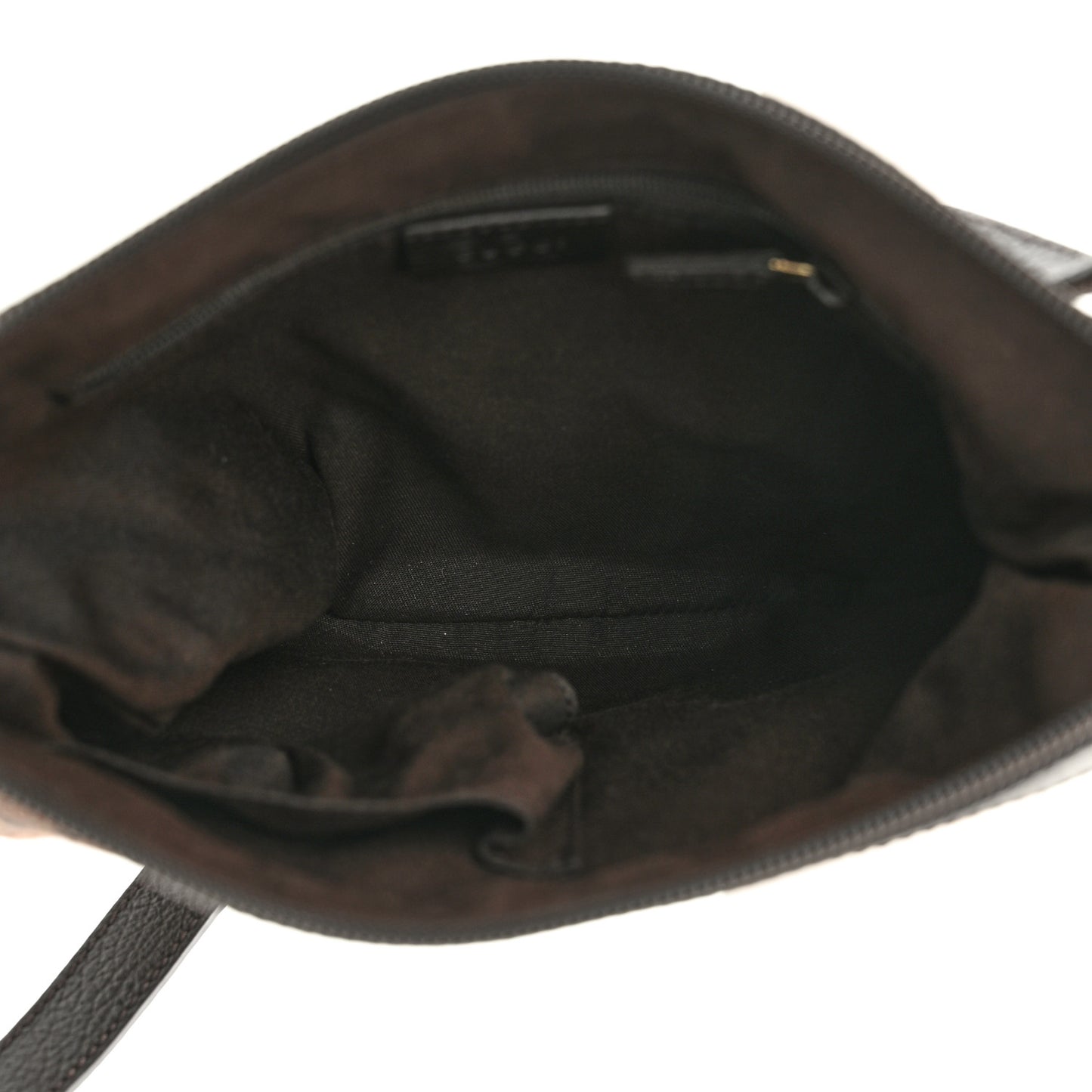 Monogram Flat Messenger Bag Black