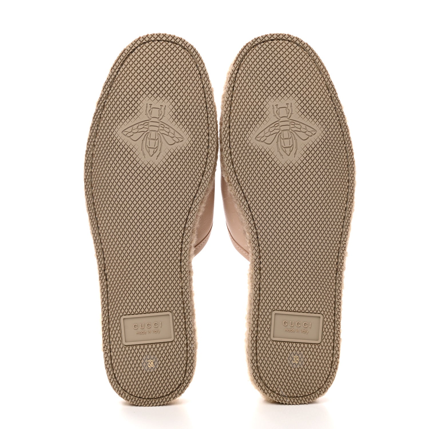 Gucci Nappa Wool Womens Fria Slippers 38 Skin Rose Butterscotch 5 of 9