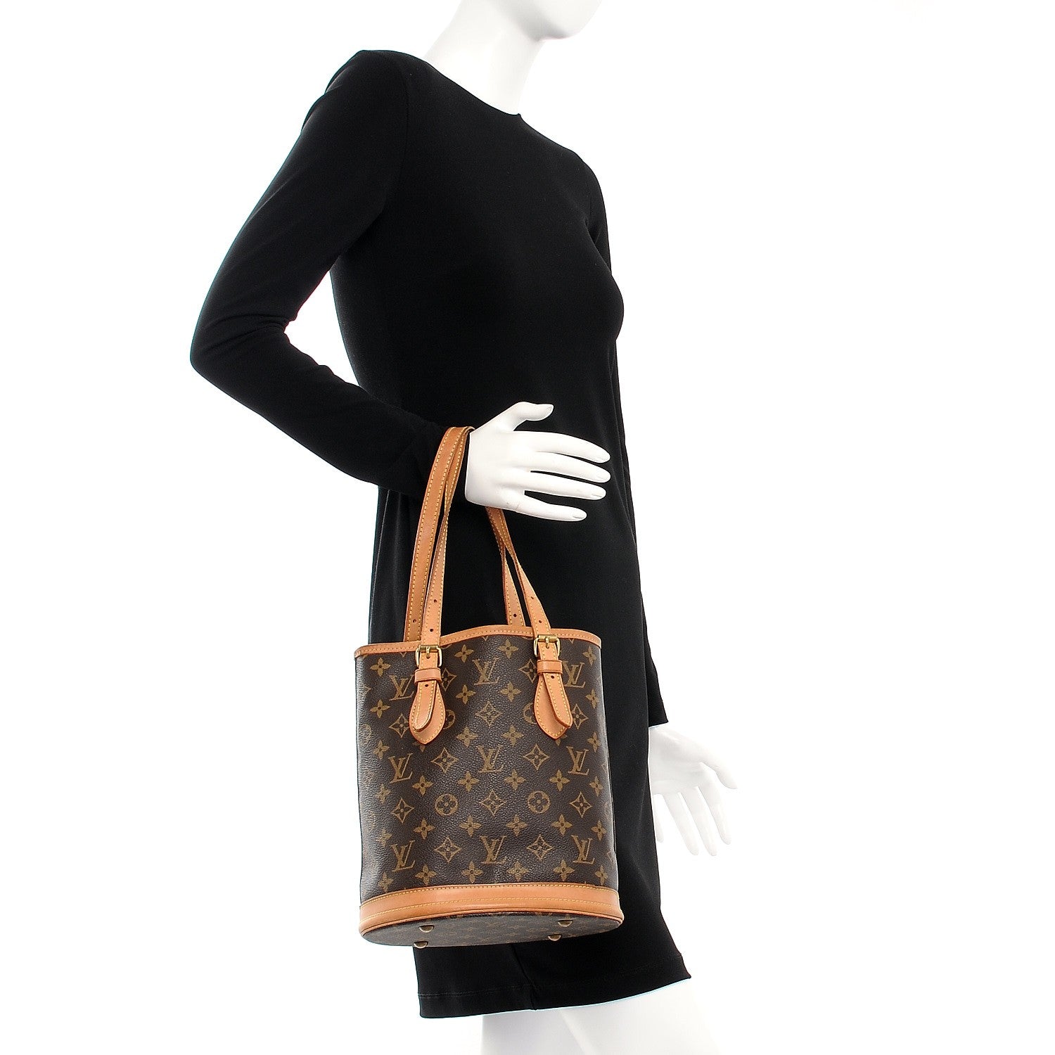 Louis Vuitton Monogram Petit Bucket 23 2 of 18
