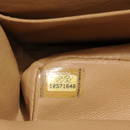 Chanel Caviar Quilted Medium Double Flap Beige 8 of 8