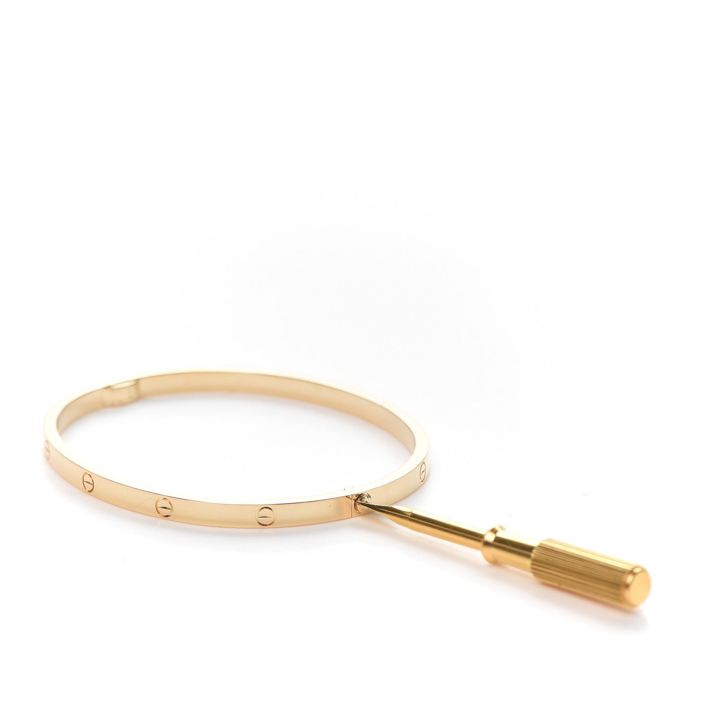 18K Yellow Gold Small LOVE Bracelet 17