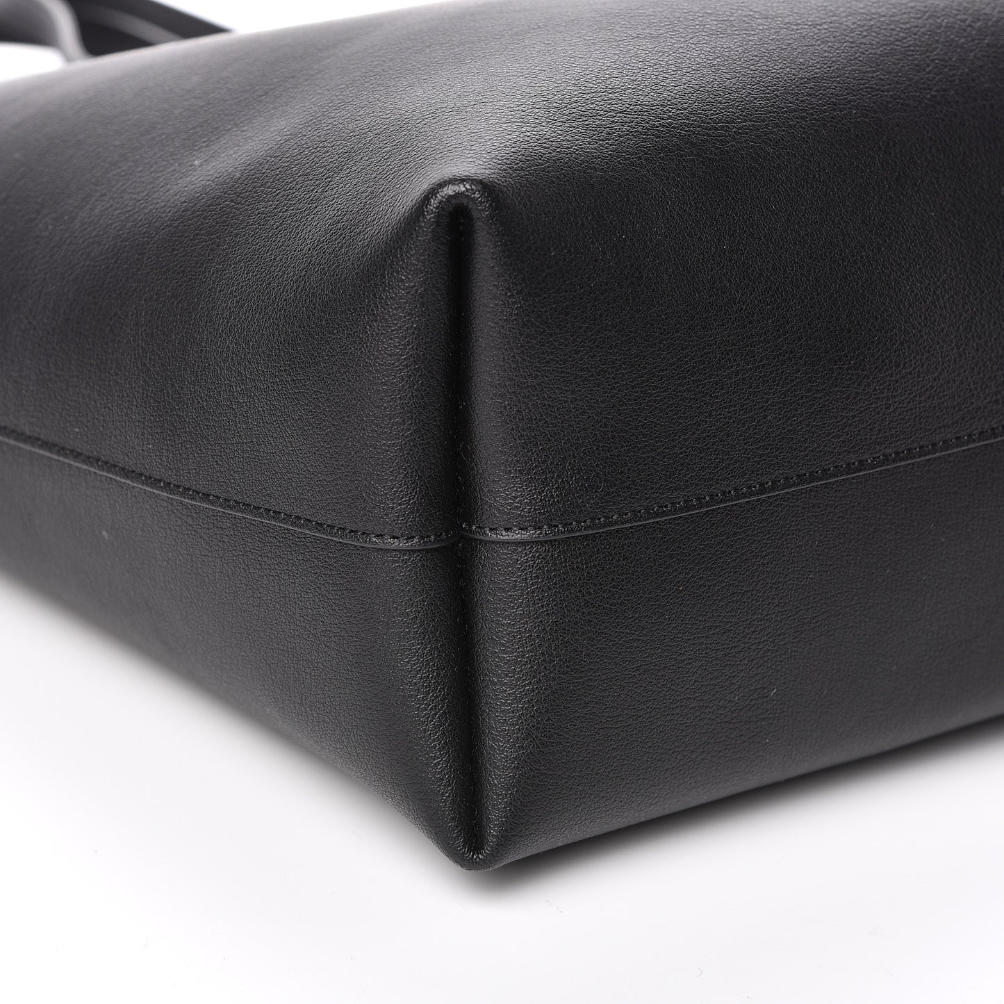 Calfskin Large Shopping Tote Black