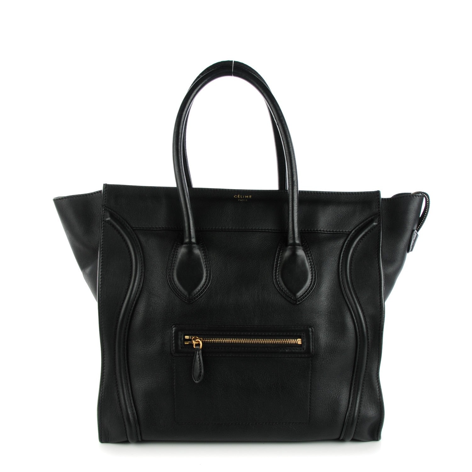 Celine Smooth Calfskin Medium Luggage Black 1 of 9