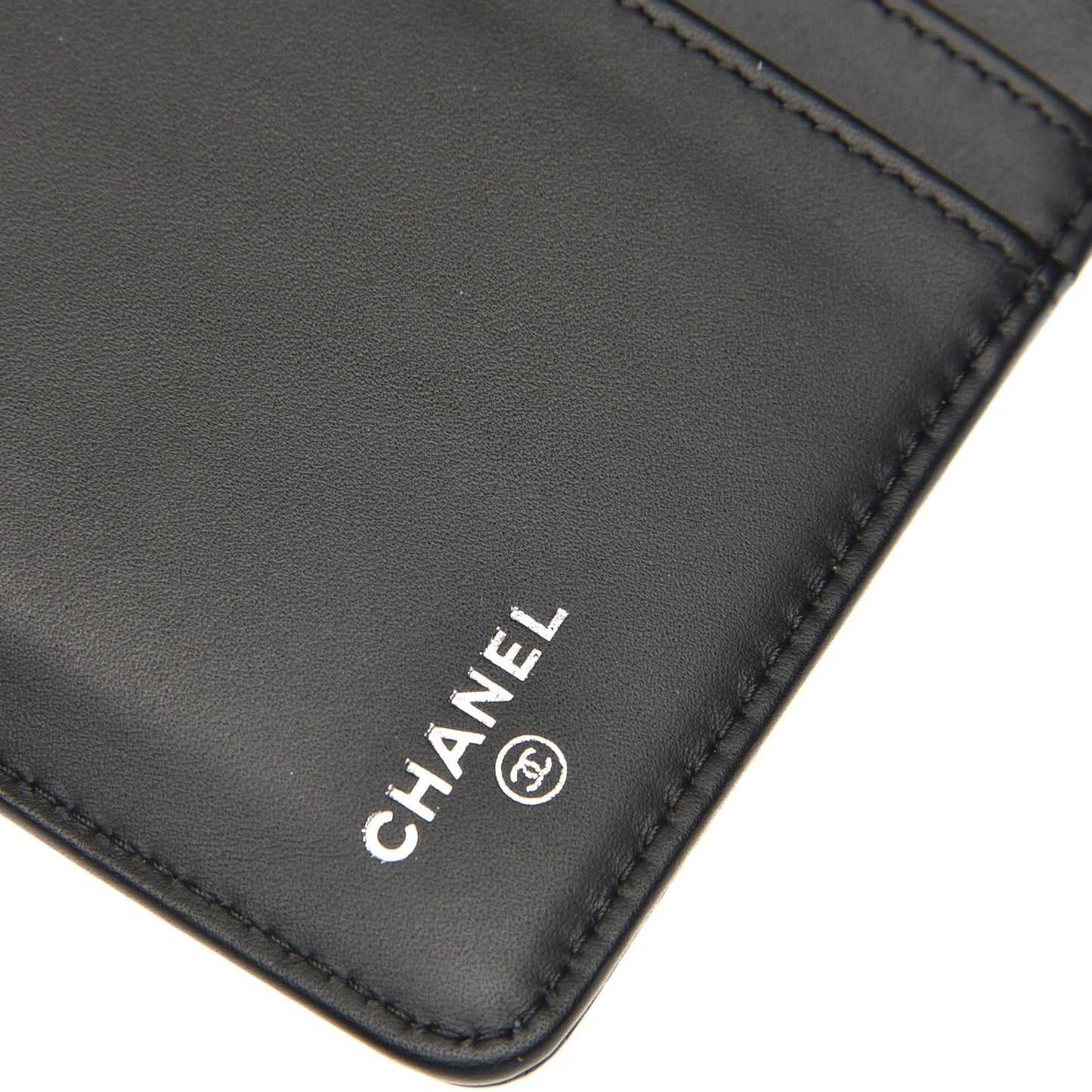 Caviar Timeless CC Zipped Pocket Wallet Black