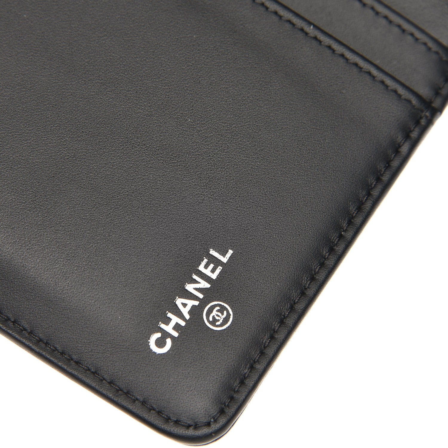 Chanel Caviar Timeless CC Zipped Pocket Wallet Black 6 of 9