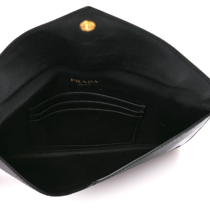 Prada Vitello Move Envelope Wallet Black 5 of 11