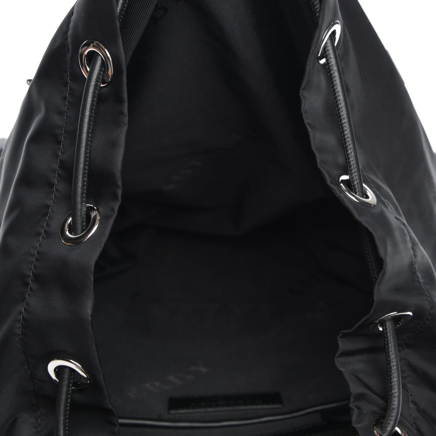 Technical Nylon Large Rucksack Backpack Black