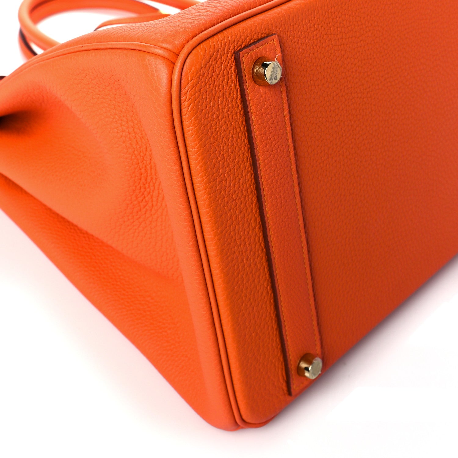 Hermes Togo Birkin 40 Orange Poppy 9 of 10