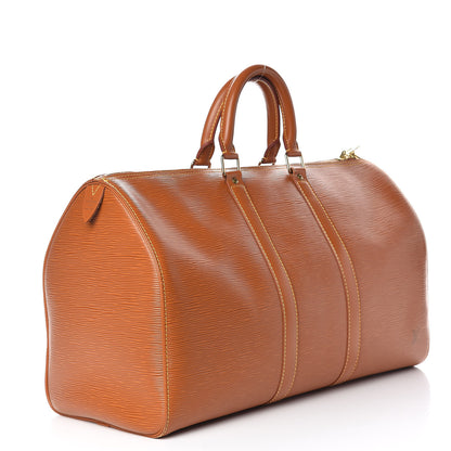 Louis Vuitton Epi Keepall 45 Cipango 3 of 17