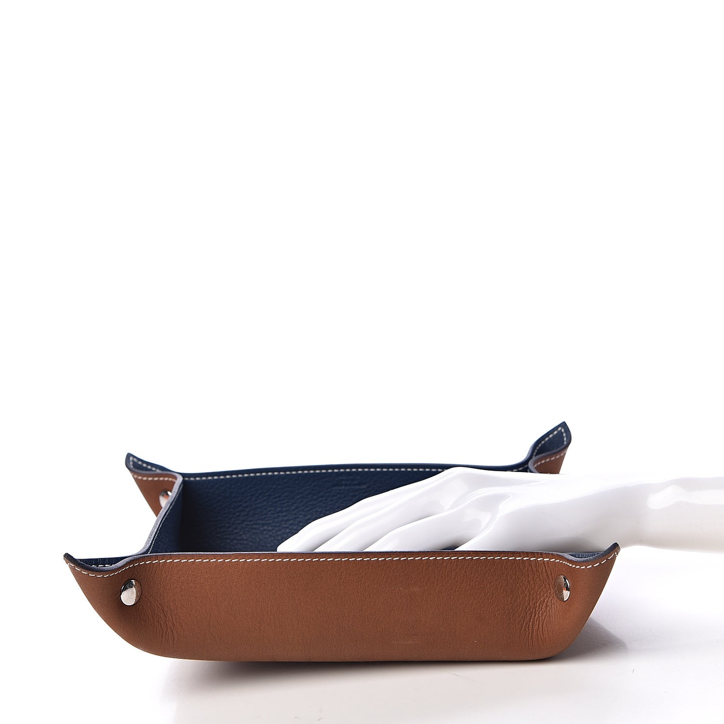 Taurillon Clemence Mises et Relances H'Dot Change Tray Bleu Regate Ebene