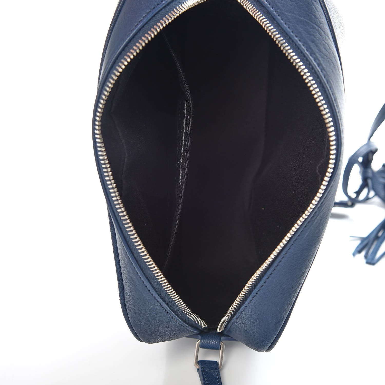 Saint Laurent Calfskin Monogram Small Lou Camera Bag Blue 7 of 9