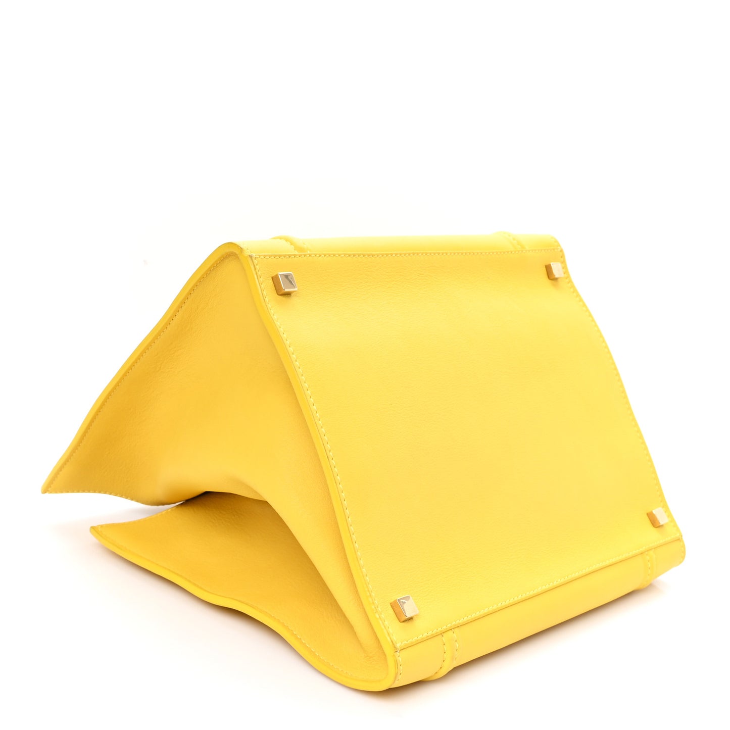 Grained Calfskin Medium Phantom Luggage Sun Yellow