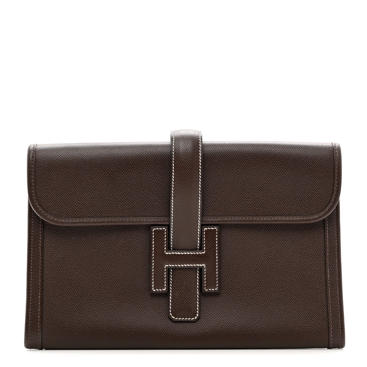 Hermes Epsom Jige PM Clutch Cafe 1 of 6