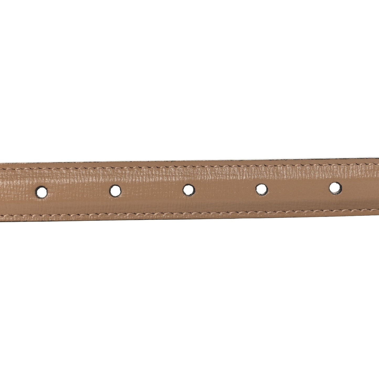 Azalea Calfskin Enamel Monochrome Double G 20mm Belt 100 40 Camelia