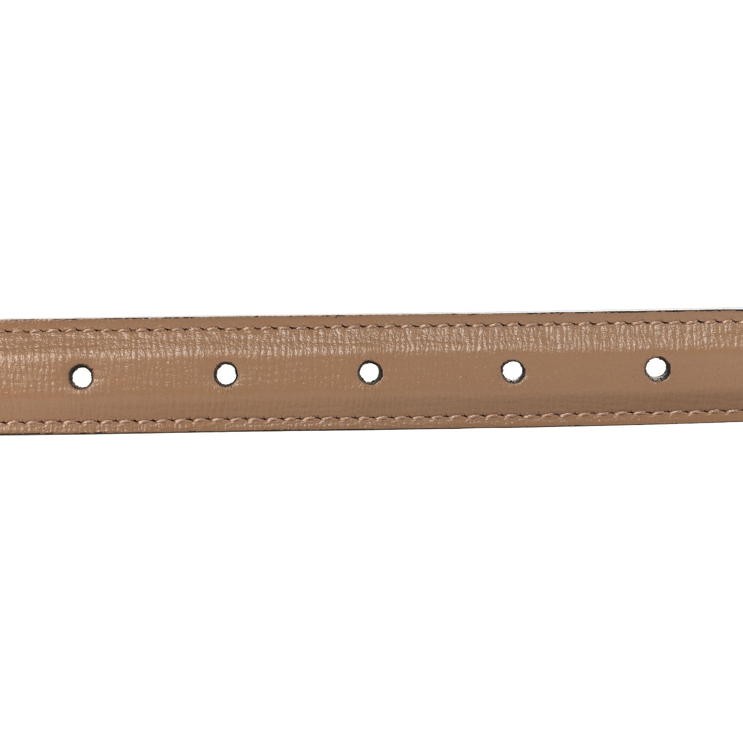 Gucci Azalea Calfskin Enamel Monochrome Double G 20mm Belt 100 40 Camelia 3 of 5