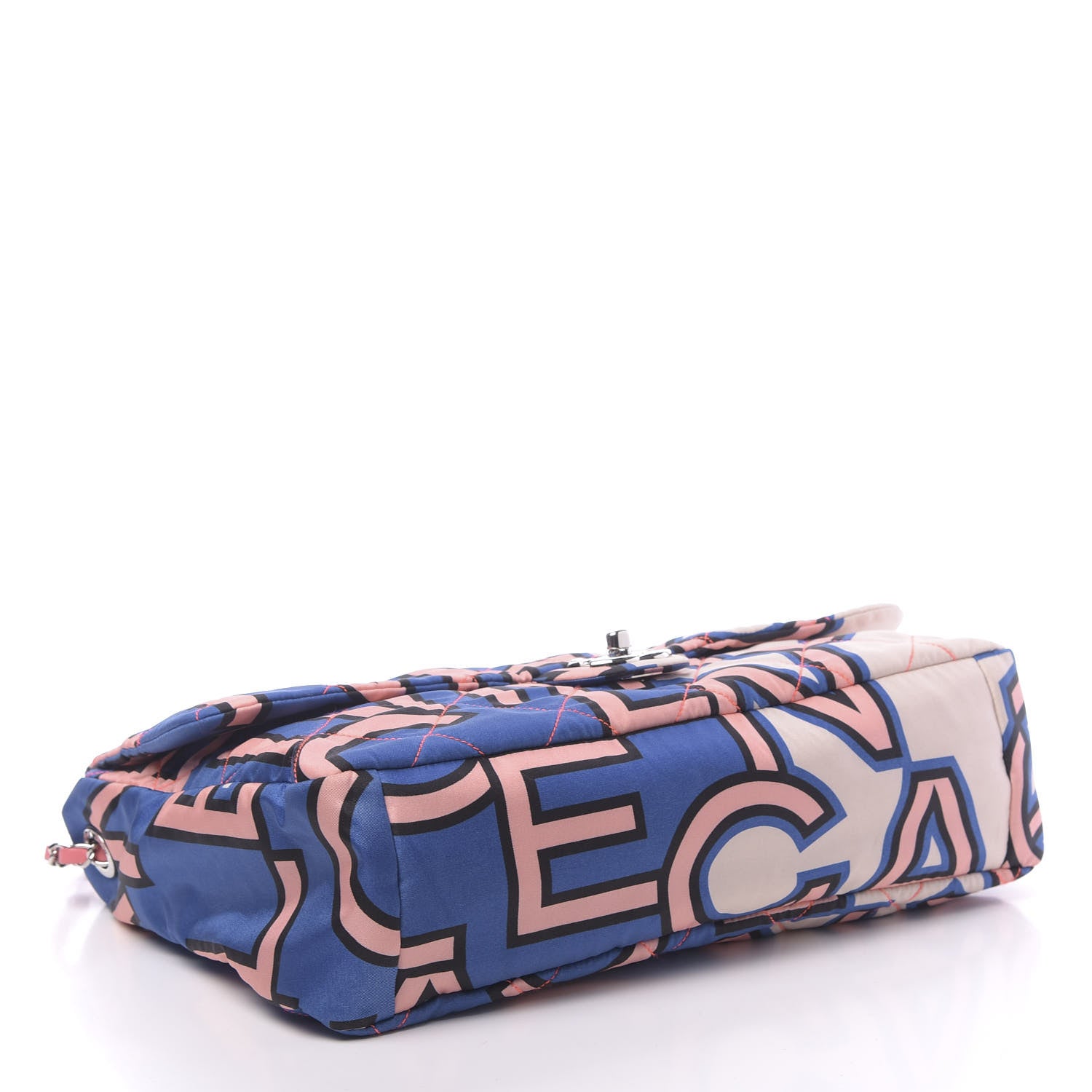 Chanel Nylon Printed Maxi Flap Multicolor 4 of 10