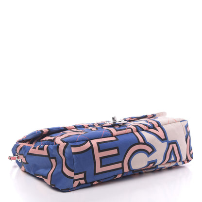 Chanel Nylon Printed Maxi Flap Multicolor 4 of 10