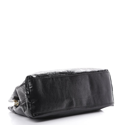 Gucci Patent Medium Soho Chain Shoulder Bag Black 3 of 9