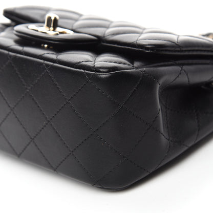 Chanel Lambskin Quilted Mini Square Flap Black 7 of 11