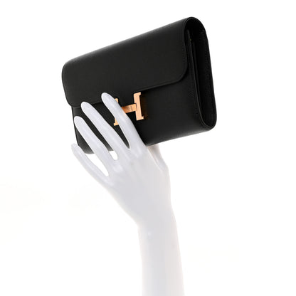 Hermes Epsom Constance Wallet Black 2 of 10