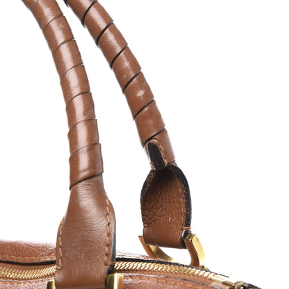 Chloe Calfskin Large Marcie Satchel Tan 13 of 14