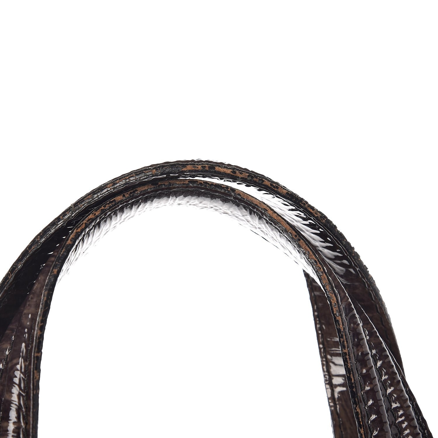 Givenchy Crinkled Patent Leather Large Nightingale Brown 8 of 10