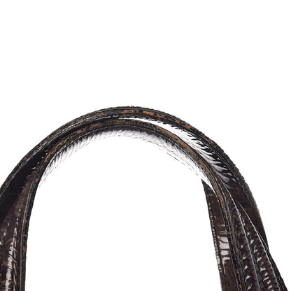 Givenchy Crinkled Patent Leather Large Nightingale Brown 8 of 10