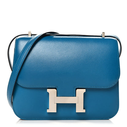 Hermes Tadelakt Constance 18 Bleu Izmir 1 of 12