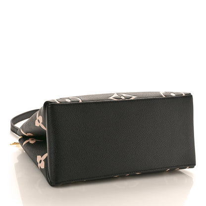 Louis Vuitton Empreinte Monogram Giant Petit Palais Black Beige 4 of 9
