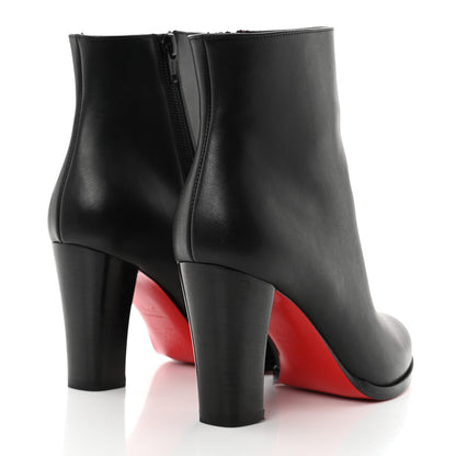 Christian Louboutin Calfskin Adox 85 Ankle Boots 37.5 Black 4 of 7