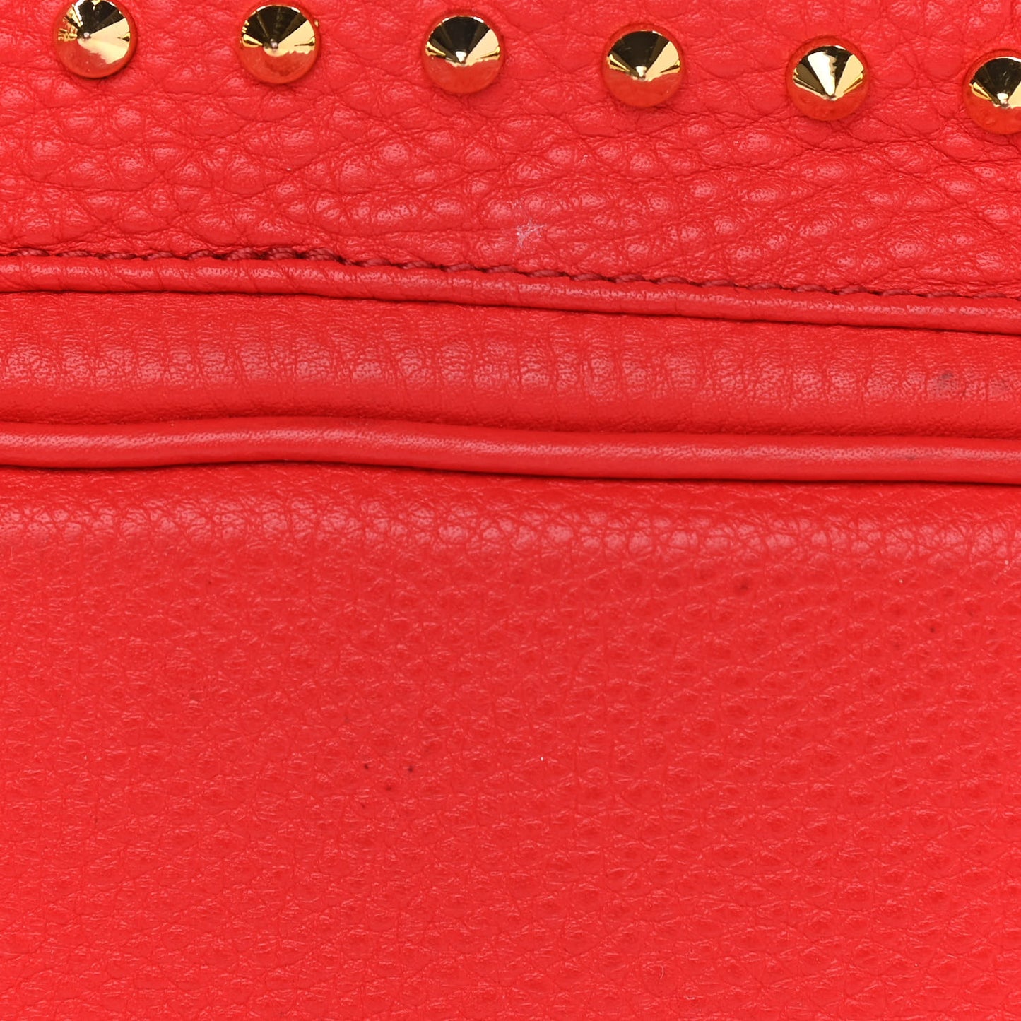 Calfskin Swarovski Small Stark Diamond Backpack Red