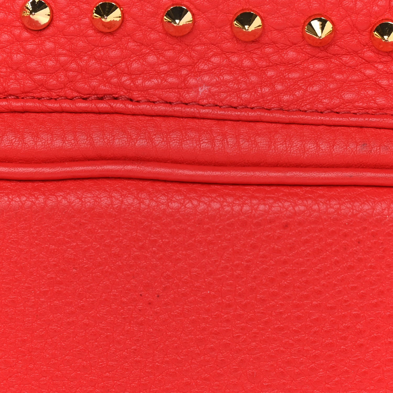 MCM Calfskin Swarovski Small Stark Diamond Backpack Red 12 of 13